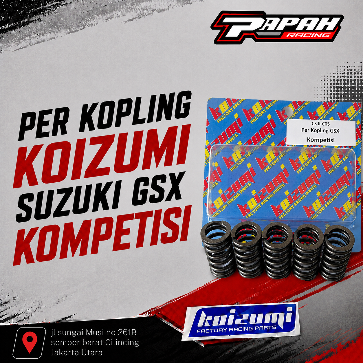 PER KOPLING KOIZUMI SUZUKI GSX KOMPETISI